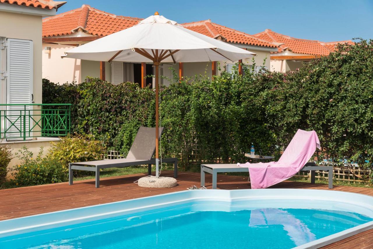 Venus Villa With Private Pool, 2Min To The Beach Finikounta Exterior foto